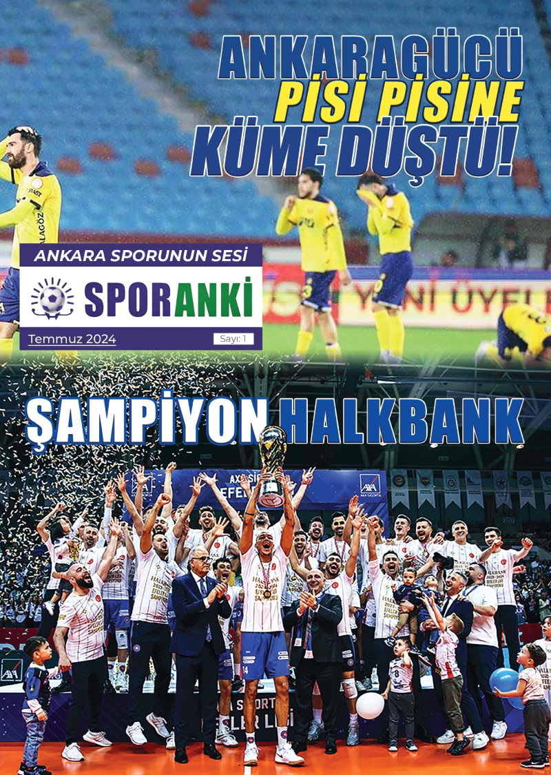 SPORANKİ DERGİSİNİN TEMMUZ AYI 1.SAYISI