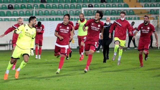 Etimesgut Belediyespor 1.Lig takımını penaltılarla eledi