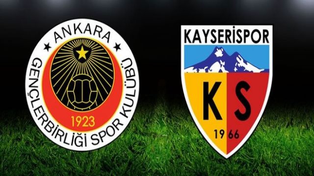 Gençlerbirliği - HK Kayserispor maçında kadrolar