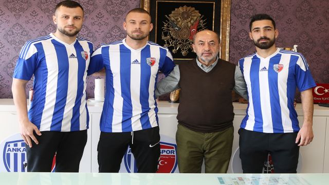 Ankaraspor'dan 3 transfer