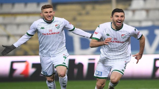 Bursaspor'dan süper galibiyet 2-1