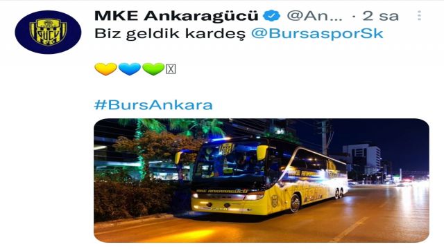 Ankaragücü: "Biz geldik kardeş..."