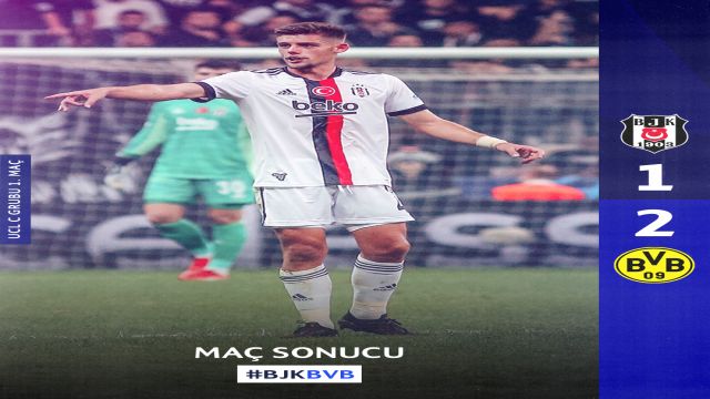 Beşiktaş JK 1 Borussia Dortmund 2