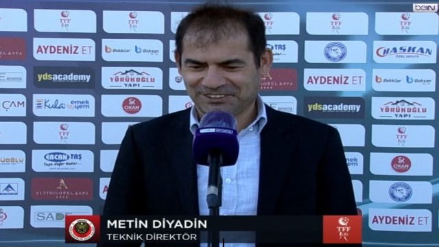 Metin Diyadin hakeme tepki gösterdi