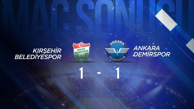 Demirspor galibiyeti koruyamadı 1-1