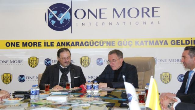 Ankaragücü ile One More arasında sponsorluk anlaşması yapıldı