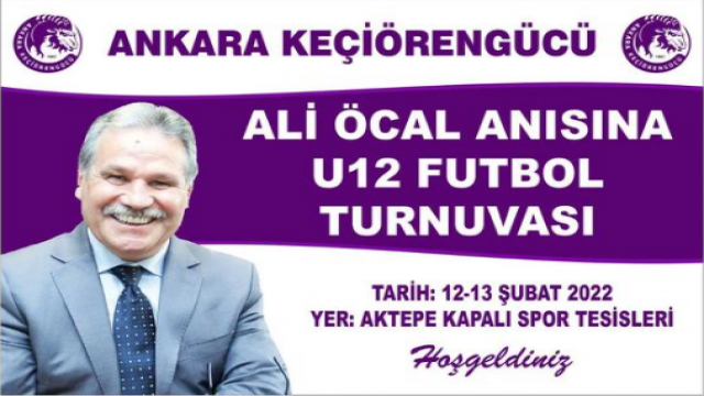 Keçiörengücü'nden Ali Öcal anısına U12 futbol turnuvası