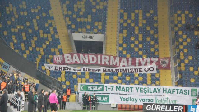 Bandırmaspor'un jesti alkış aldı