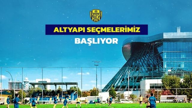 Ankaragücü altyapı seçmeleri başlıyor