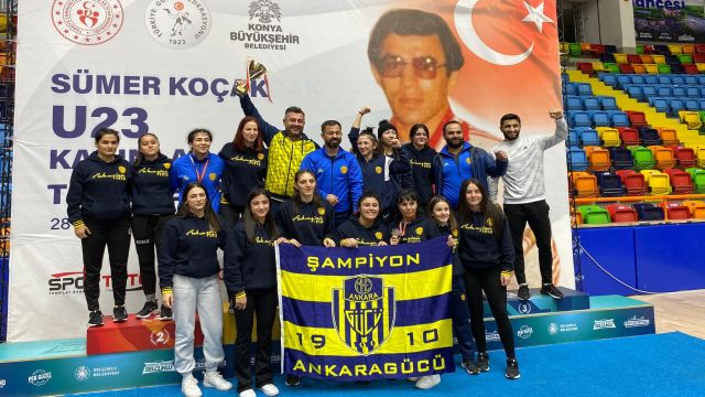 MKE Ankaragücü güreşte Türkiye Şampiyonu