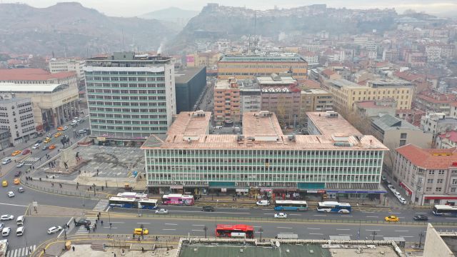 Başkent'ten haber | Tarihi Ulus İş Hanı’nda yenileme çalışmaları sürüyor