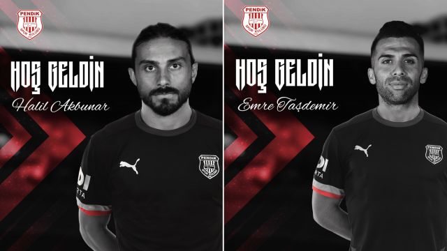 Pendikspor, Halil Akbunar ve Emre Taşdemir Transferlerini Duyurdu