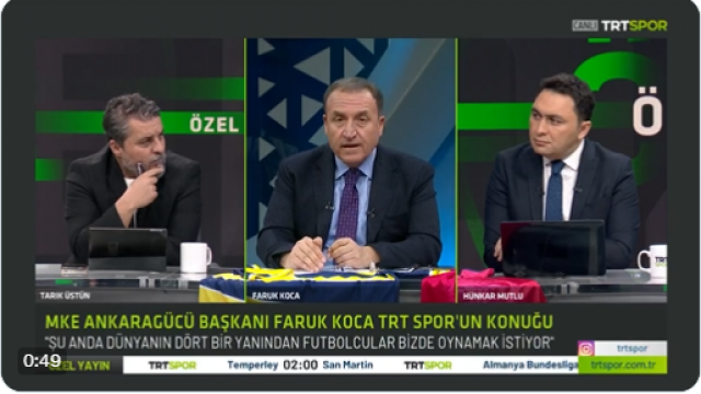 Faruk Koca'dan canlı yayında flaş açıklamalar...