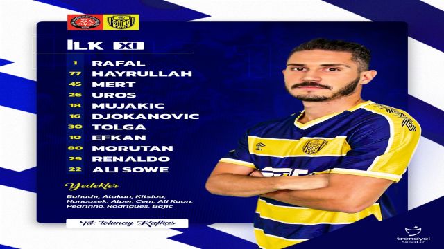 İşte Ankaragücü'nün Karagümrük kadrosu