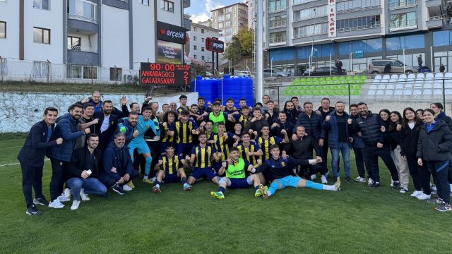 Ankaragücü U19, lider Galatasaray'ı devirdi 2-1