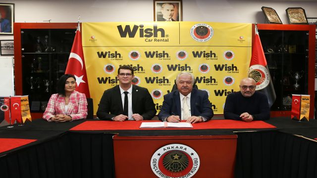 Gençlerbirliği, Wish Car Rental ile sponsorluk imzaladı