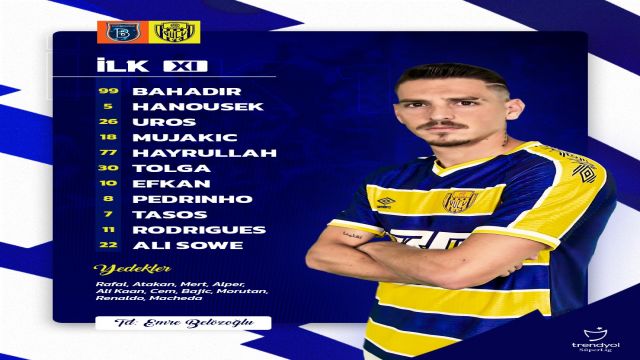 Başakşehir 2 - MKE Ankaragücü 2 İlk yarı sona erdi...