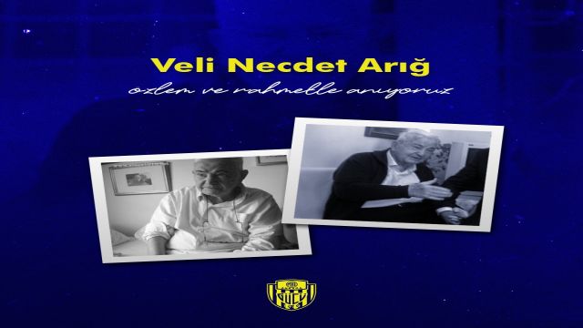 Veli Necdet Arığ'ı saygıyla anıyoruz...