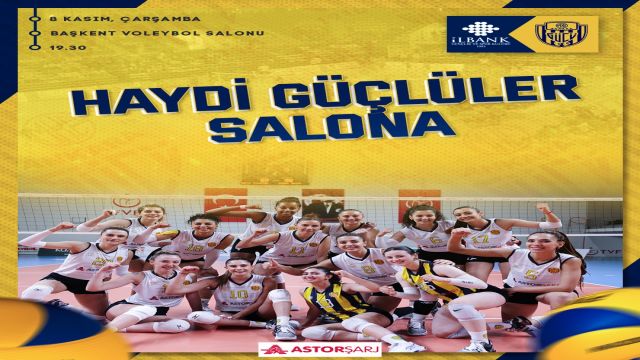 Voleybolda önemli maç; Ankaragücü - İlbank!