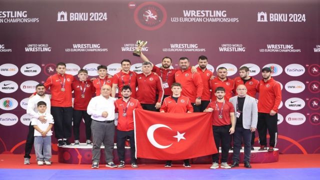 U23 Serbest Güreş Milli Takımımız Avrupa İkincisi