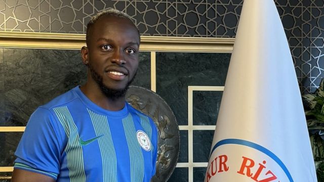 Çaykur Rizespor, Gambiyalı forvet Ali Sowe'u kiralık olarak kadrosuna kattı