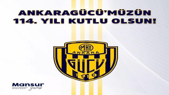 Mansur Yavaş'dan Ankaragücü açıklaması...