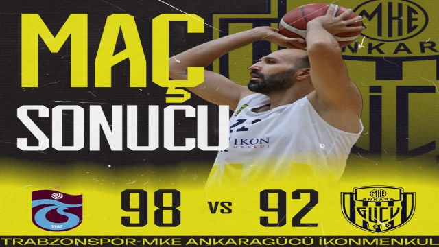 Ankaragücü deplasmanda Trabzonspor'a mağlup  oldu...