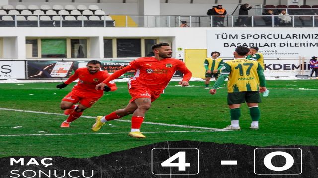 Etimesgutspor, Adıyaman'ı dörtledi 4-0