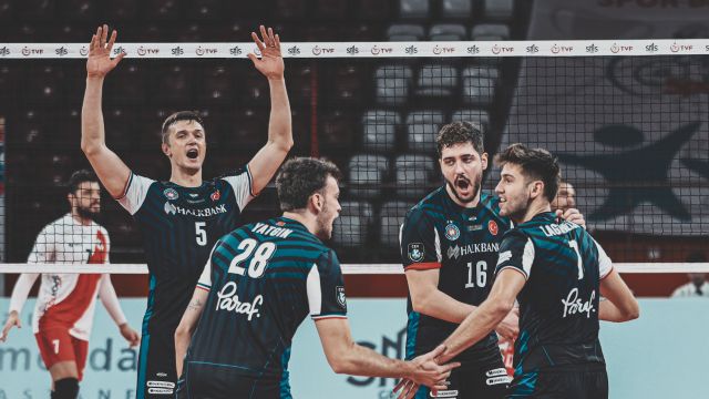 Halkbank çok rahat 3-0