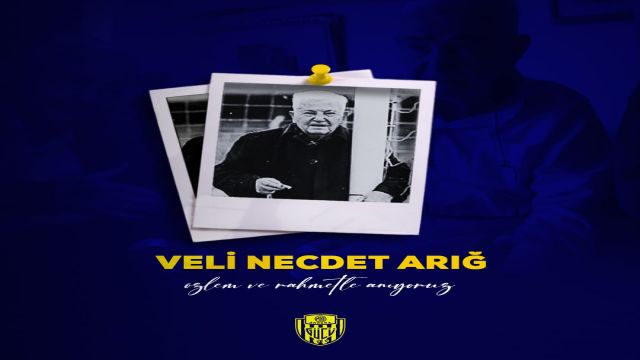 MKE Ankaragücü, kulübün unutulmaz isimlerinden Veli Necdet Arığ'ı andı...