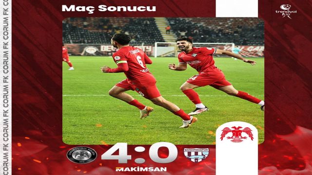 Çorum FK 4 -Bandırmaspor 0