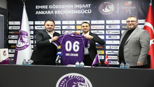 Keçiörengücü, Emre Gökdemir İnşaat ile isim sponsorluk anlaşması imzaladı...